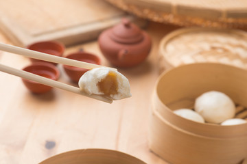 bao ,popular chinese dim sum food