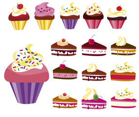 clip images cupcakes and cakes