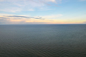 Obraz premium Blue sea and sky background. Adriatic sea