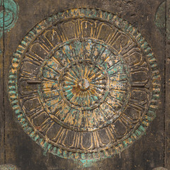 wood sculpture background texture