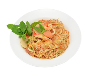 Spicy pork salad , Thai style food Asia