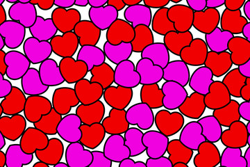 Beautiful pattern for Saint Valentine day, high definition decoration