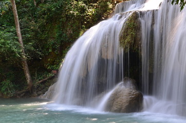 Fototapeta premium Waterfalls shallow water