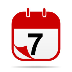 7 on Calendar icon