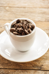 coffee beans cup