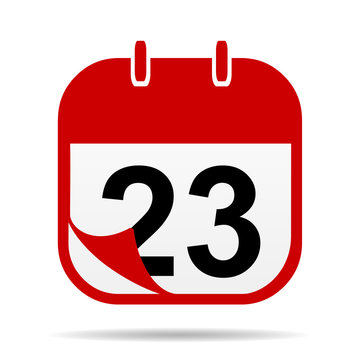 23 on Calendar icon