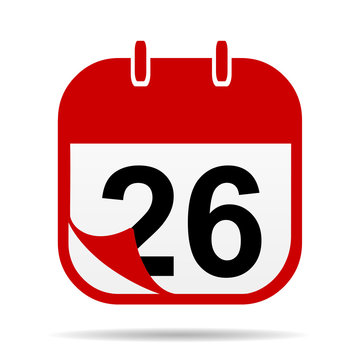 26 on Calendar icon