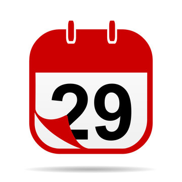 29 on Calendar icon