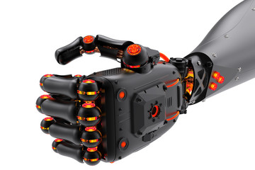 Naklejka premium robotic fist