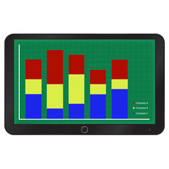 Business infographics design template. Can be use for web, diagram, graph, report, presentation.