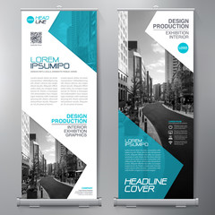 Business Roll Up. Standee Design. Banner Template. - 139901709