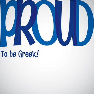 Overlay typographic Greek Independence Day card in vector format. 