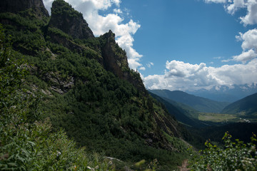 Obraz premium Hiking in mountain