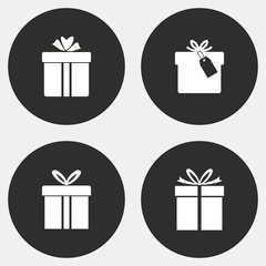 Gift Box icon set.