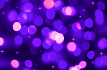 Abstract background of defocused lilac lights
