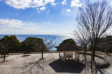 須磨浦公園から見る大阪湾の風景