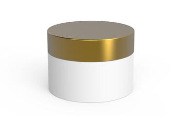 Blank white container