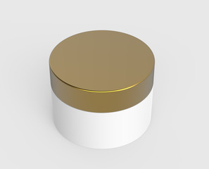 Blank white container