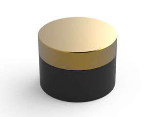 Blank black container