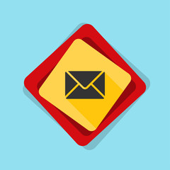 Mail button illustration