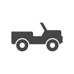 Offroad car vector flat icon - Illustration