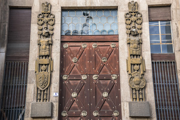 Casa del Mutilato building in Catania, Sicily, Italy
