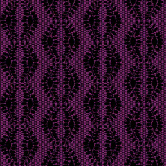 Dark purple lacy background.