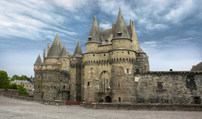 Fototapeta na wymiar Le château de Dinan, Côtes d'Armor, Bretagne