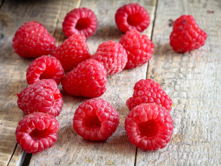 Raspberry - ripe and juicy. New crop