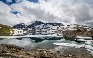 Norway high mountain nature