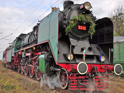 Steam locomotives from the fifties of the twentieth century