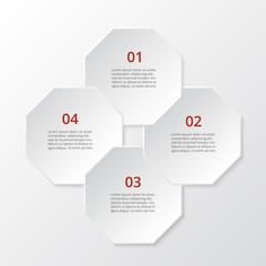 Vector business template for presentation.