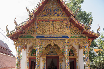 Naklejka premium THAILAND PHAYAO WAT SI KHOM KHAN TEMPLE