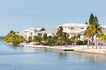 Waterfront villas on one of the island of Florida Keys, USA
- 139928551