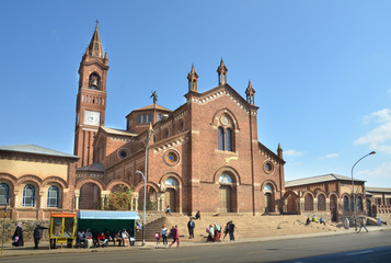 The Church of Our Lady of the Rosary in Asmara, Eritrea
 - obrazy, fototapety, plakaty