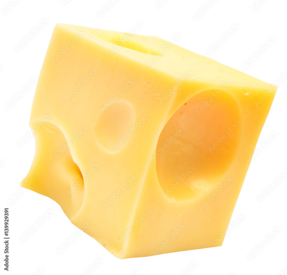 Sticker cheese cube