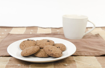 Cookies and milk.