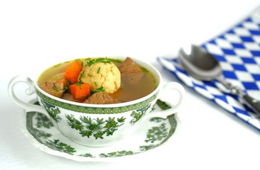 Markklößchen Suppe