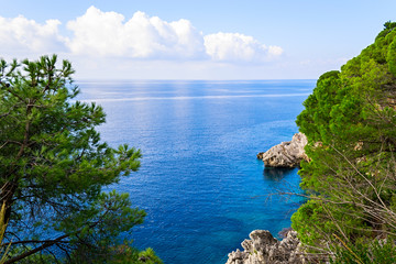 Blue sea of Montenegro