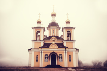 The Orthodox Church of Lazarus in the village of Blagoveshchenye. Sergiev Posad.