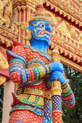 Giant statue at temple in Thailand.