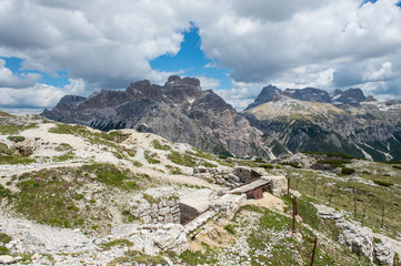 first world war remains in the dolomites