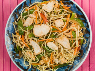 Sweet Chilli Chicken and Noodle Salad