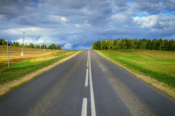 perspective road