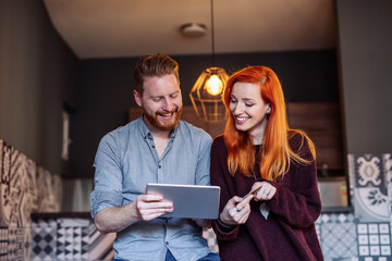 She loves online shopping