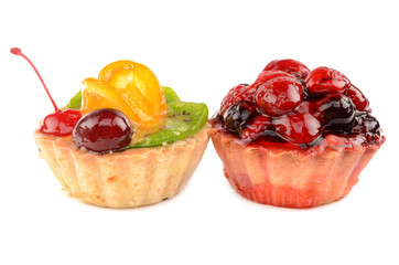 cupcake with fruit
