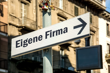 Schild 219 - Eigene Firma