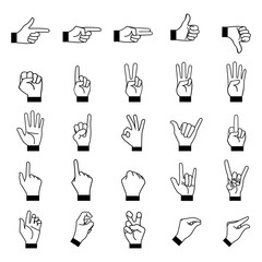 手　指　アイコン