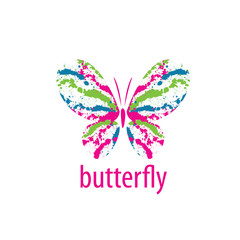 vector butterfly logo