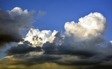 Stormy sky background